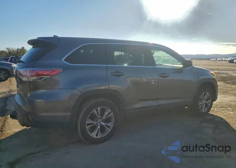 2014 Toyota Highlander Le из США, поврежденный, VIN 5TDBKRFH7ES021663